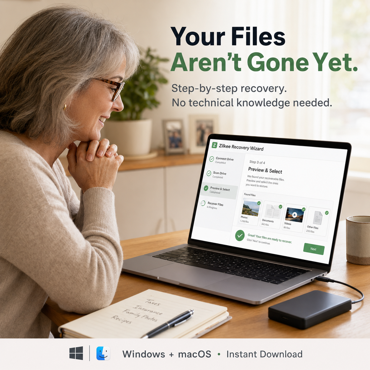 Zilkee Recovery Wizard software